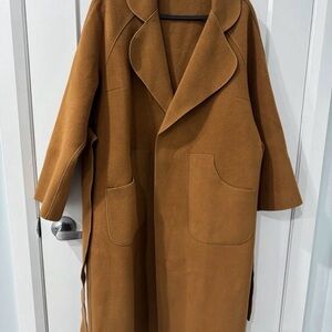 Chic Brown Women's Trench Coat